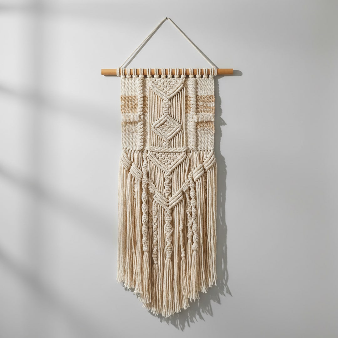 Woven Wall Hanging, Cotton