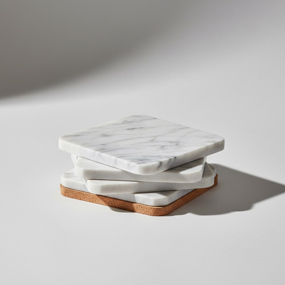Marble Coaster Set of 4 — Austin Living